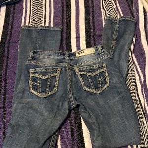 Low rise Rock and Roll Cowgirl Jeans. 28/36